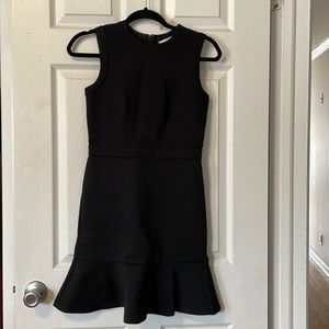 Fitted peplum dress